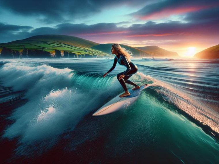 Apprendre à surfer en Irlande